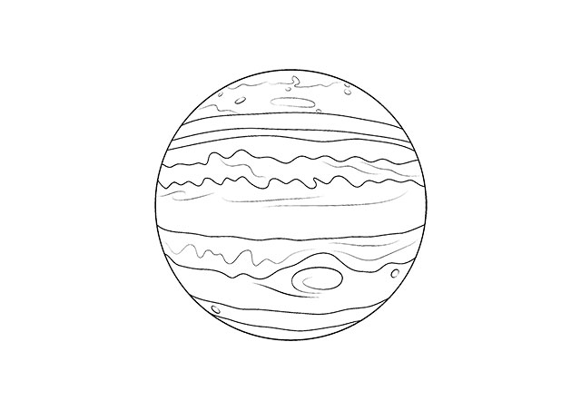 Omaľovánky - Jupiter (preview)